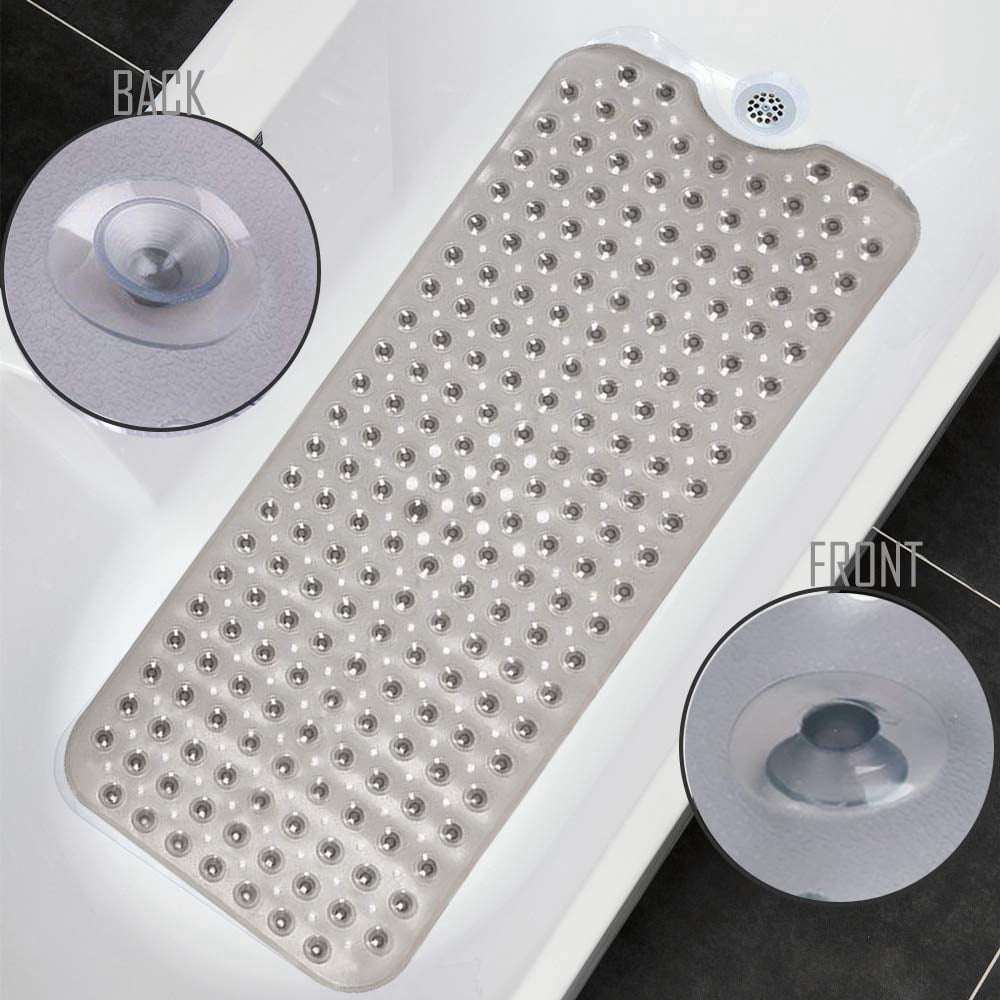 Bathroom Bath Tub Shower Mat NonSlip Bath Mat 39 x 16 Inch Extra Long