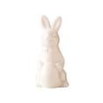 thumbnail image 1 of Easter Shaped Ornament, Cute Ceramic Handicraft Rabbit Figurine, Home Decorative Statue for Living Room Tabletop Shelf Display, Rabbit Figurine *1, 1 of 8