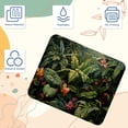 thumbnail image 3 of Tropical Plants Printed Square Desk Mat Mousepad, 8.3x9.8 Inch, Non-Slip Rubber Bottom, Suitable for Office and Gaming, 3 of 6