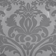 thumbnail image 4 of Chezmoi Collection Valor 7-Piece Bed in a Bag King, Silver/Gray Luxury Jacquard Floral Comforter with Sheets Set for All Season, 4 of 9