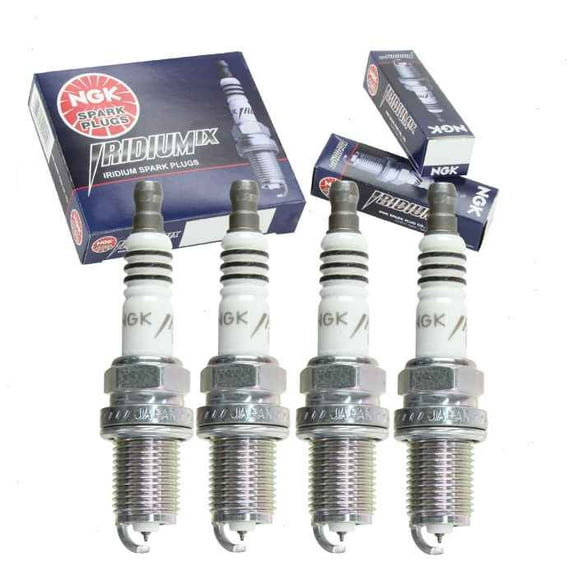 4 pc NGK Iridium IX Spark Plugs compatible with Audi A6 2.0L L4 2012-2015