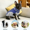thumbnail image 6 of Winter Dog Coats, Fleece Dog Vest with Harness Built in, Dog Cold Weather Snowsuit, Dog Winter Puffer Jacket Windproof (Blue) - M, 6 of 6