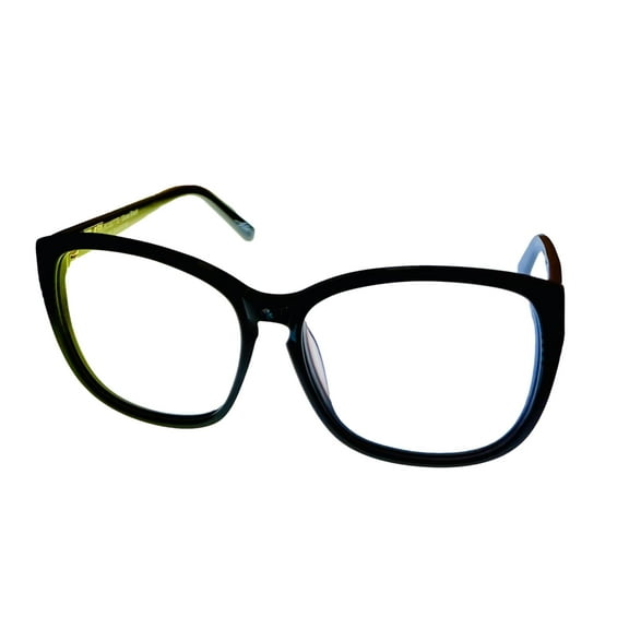 Electric Ophthalmic Plastic Square Eyeglass Frames, Gloss Black, 50mm