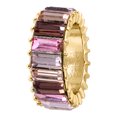 thumbnail image 2 of pstuiky Rings Ladies Fashion Diamond Colorful Personality Geometric Jewelry Size 5, 2 of 5