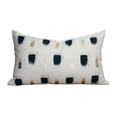 thumbnail image 2 of A & B Home Rectangular Decorative Pillow - White/Gold/Blue, 2 of 2