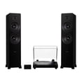 thumbnail image 1 of Fluance RT85 Reference High Fidelity Vinyl Turntable (Piano Black), PA10 Phono Preamp and Ai81 Powered Floorstanding Speakers (Black Ash), Ortofon 2M Blue Cartridge, 150W Class D Amplifier, Bluetooth, 1 of 8