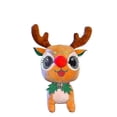 thumbnail image 1 of Cute Brown Plush Christmas Moose Christmas Decoration Doll Ornament Children's Gift Deer Toy (1pcs, Brown), 1 of 5