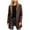 Brown Coat for Women, variant on Women’s Hooded Long Trench Coat Loose Full Zip Design Windproof for Outdoor Travel City Strolls Cool Weather Black L