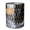 Black Gold Straight, variant on Modern Bathroom Trash Can Mosaic Glass 5L | 7" x 10" | Decorative Small Garbage Can | Luxury Waste Basket for Restroom, Office, Bedroom & Kitchen | Shiny Turquoise Green Bathroom Accessories