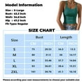thumbnail image 2 of EHTMSAK Crop Tank Tops for Women Ribbed Square Neck Spaghetti Straps Y2k Tank Top Sleeveless Teen Girl Junior Racerback Camisole, 2 of 4