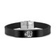 thumbnail image 3 of Pulsera YONGSHENG Allah With Us Silicona Ajustable Acero Inoxidable Unisex, 3 of 5