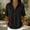 A1_Black, variant on Sillenn Retro Denim Shirt for Women Collar Henley Half Button Short Sleeve Jean Shirt Oversized Dressy Casual Jean Blouse Lightweight Loose Fit Business Casual Office Work Polo Shirt Black L