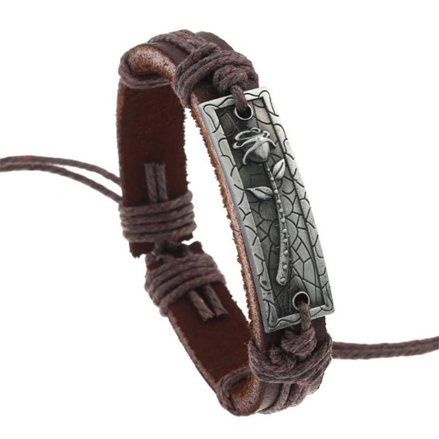 Pulsera vintage, pulsera de imitación de moda para hombres y mujeres, pulsera de moda con un rendimiento finamente ajustado