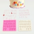 thumbnail image 4 of 3pcs Mini Letter Resin Molds - Small Silicone Number Alphabet Epoxy Casting Mold For Diy Keychain Pendant Earring Jewelry, Gummy Candy Chololate Cake Decoration, 4 of 7