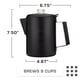 thumbnail image 2 of COLETTI Bozeman Abrigo Negro 9 Tazas Percoladores de Café Coletti NA, 2 of 5