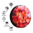 thumbnail image 4 of Susaid Autumn Maple Leaves Print Tire Covers,Waterproof Anti-UV Snow Sun Rain Tire Covers for RV,Truck, SUV, Trailer, Camper-17 inch, 4 of 6