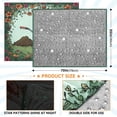 thumbnail image 3 of Camping Quilt Ultralight 70*55in Flannel Fabric Ultra-soft, Warm and Lightweight Camping Blanket Packable Fluorescent Blanket Minimalist Holiday Gifts Shovel, 3 of 8