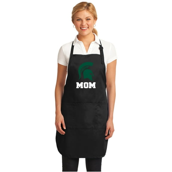 Michigan State Mom Apron DELUXE Spartans Mom APRONS