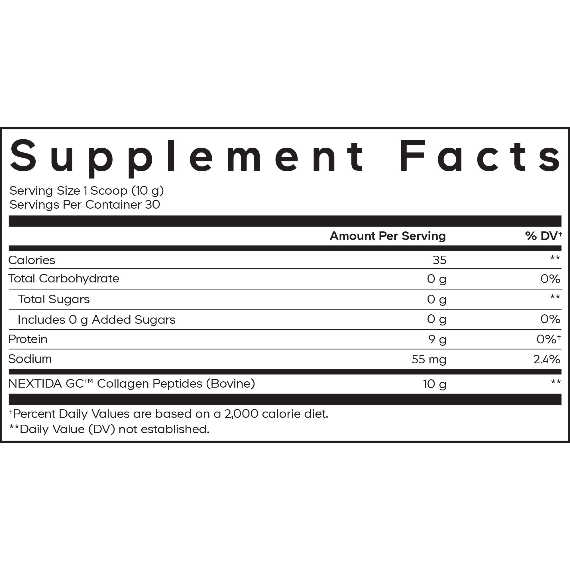 Codeage GLP-1 Collagen Powder Supplement - Nextida GC Collagen Peptides - GLP 1 Support - Hydrolyzed Collagen, Grass-Fed, Type I & III, Unflavored - Non-GMO, Gluten-Free, Dairy-Free - 10.58 Oz