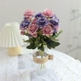 thumbnail image 3 of SPRING PARK Artificial Flower Bouquet Peony 6 Heads Silk Fake Leaf Home Party Wedding Decor, 3 of 7