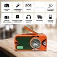 thumbnail image 1 of Lámpara de lectura de carga Sor de FM Banco de energía 3600mAh Bluetooth naranja Macarena, 1 of 8