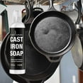 thumbnail image 5 of Cast Iron Soap by Culina - cast iron cleaner Cleans and Protects Cast Iron Cookware, Kosher Certified 4oz, 5 of 8