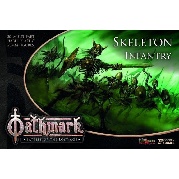 North Star Miniatures Oathmark: Skeleton Infantry NOR OAKP501