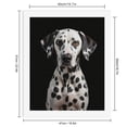 thumbnail image 2 of Paint By Numbers Kit for Adults Beginner - DIY Dalmatian Dog Portrait Black Background Canvas Painting Kits for Adults, Frameless Paint By Number for Adults for Home Wall Decor 16x20 Inch, 2 of 7