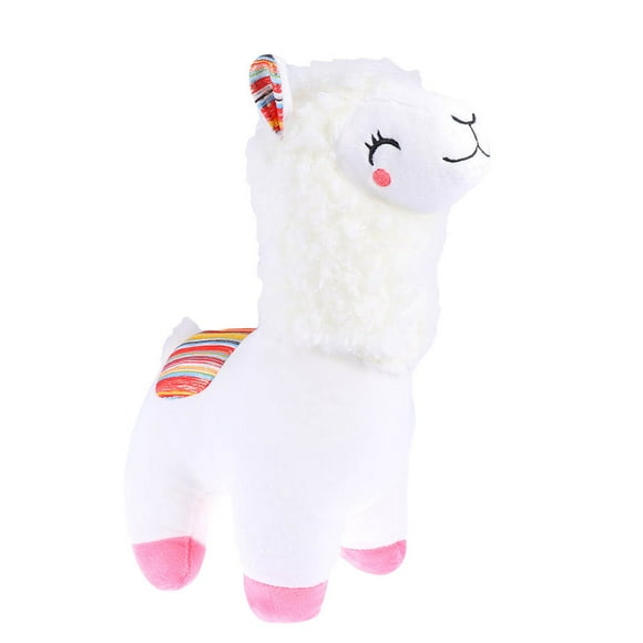 UPGRATOR Alpaca Stuffing Plush Toy Decorative Effect White 1Pack