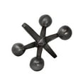 thumbnail image 1 of Sagebrook Home 12860-09 5 Po Pistolet Métal Jacks Décor&44; Noir, 1 of 1