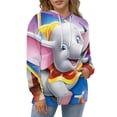 thumbnail image 5 of Dumbo Hoodie 3D Print Pullover Hooded Long Sleeve Sweatshirts Tops Blouse with Pocket for Mens Womens, 5 of 8