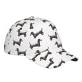 thumbnail image 3 of Haiem Dachshund Dog Puppy Baseball Cap Dad Hat Cotton Soft Adjustable Fashion Hats for Men Women Unisex Style Headwear, 3 of 9