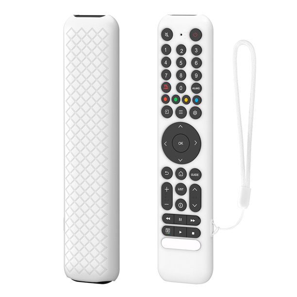 Caso Remoto Silicona para TCL RC716/RC833 Gub1 Cubierta Protectora Remota () White