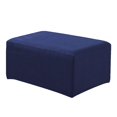 thumbnail image 4 of Ottoman Footstool Cover Sofa Slipcovers Furniture Protector Deep Blue-week, 4 of 4