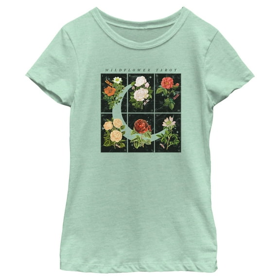 Girl's Lost Gods Wildflower Tarot Graphic T-Shirt