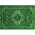 thumbnail image 1 of Ahgly Company Indoor Rectangle Persian Emerald Green Traditional Area Rugs, 5' x 8', 1 of 4