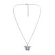 thumbnail image 1 of Collar de cristal Rhinestone Butterfly Charm Jewelry Simple Choker Cuello Colgante, 1 of 5