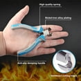 thumbnail image 3 of SPEEDWOX 4 inch End Nippers Precision End Cutters Pliers Mini End Cutting Nippers Fine Pliers with Spring Micro Functional Small Wire Cutter Jewelry Making Shoes Repair Tool Pull Nails Brads, 3 of 8