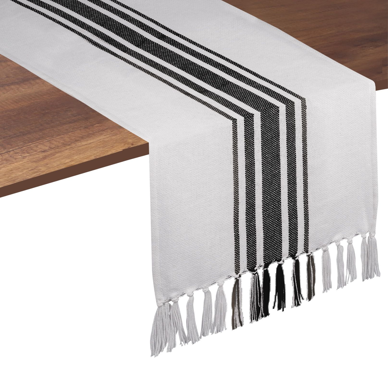 Native Fab Scandia Stripe Geschirrtücher 12 Stück – 100% Baumwolle, Grün/weiß Gestreift, Mit Aufhängeschlaufe
