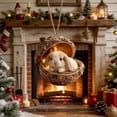 thumbnail image 2 of SLYNSHome Pine Cone Animal Hanging Ornaments Christmas Tree Decor 2D Acrylic Forest Animal DIY Crafts Festive Pendants, 2 of 6