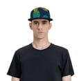 thumbnail image 5 of Kdxio Abstract Bright Pineapple Fruit Retro Print Snapback Hat for Men Women,Adjustable Baseball Cap, 5 of 7