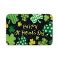 thumbnail image 2 of TIMIFIS Bathroom Rugs Saint Patrick's Day Carpet Three Sizes Faux Wool Entry Door Mat Bathroom Non Slip Mat Cartoons Pattern Saint Patrick's Day Decoration Polyester Carpet, 2 of 6