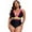 Style 2-Black, variant on Plus Size Tummy Control One Piece Swimsuit – Black, Hot Pink and Neon Green Color Block Bathing Suit, Perfect for Summer Vacation and Poolside Lounging