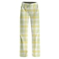thumbnail image 4 of Byoo Toddler Boys Sleepwear Pants Plaid Graphic Basic Baggy Straight Fit Wide Leg Soft Loungewear Pants Kids Homewear, 4 of 4