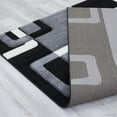 thumbnail image 7 of Allstar Grey Modern Geometric Black square Formal design Area Rug (3' 9" x 5' 1"), 7 of 7