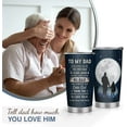 thumbnail image 2 of Gifts for Dad - Dad Gifts from Daughter - Dad Birthday Gift, Christmas Gifts for Dad - 20oz Moon Dad Stainless Steel Tumbler, 2 of 6
