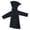 Black, variant on NordicNest Kids Girls Boys Rain Jacket Lightweight Waterproof Raincoat Hooded Lined Long Windbreaker Trendy Toddler Dailywear
