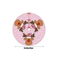 thumbnail image 3 of HongHeng Circle Christmas Tree Skirt 35 in for Christmas Decorations Skirt Rustic Xmas Holiday New Year Party Tree Mat Decor Indoor Outdoor Christmas Tree Mats, 3 of 6