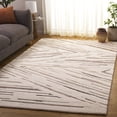 thumbnail image 2 of SAFAVIEH Ebony Pavel Abstract Area Rug, Ivory/Brown, 6' x 6' Square, 2 of 10