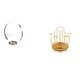 thumbnail image 1 of Elegante Organizador De Vino Y Copas De Metal Para Exhibir Botellas De Bebidas Para Adultos Y Soporte Giratorio Para Secar Tazas., 1 of 8